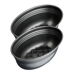 Ensemble de 2 Moules à pain ovale 26 x 16 cm Zenker Black Metallic