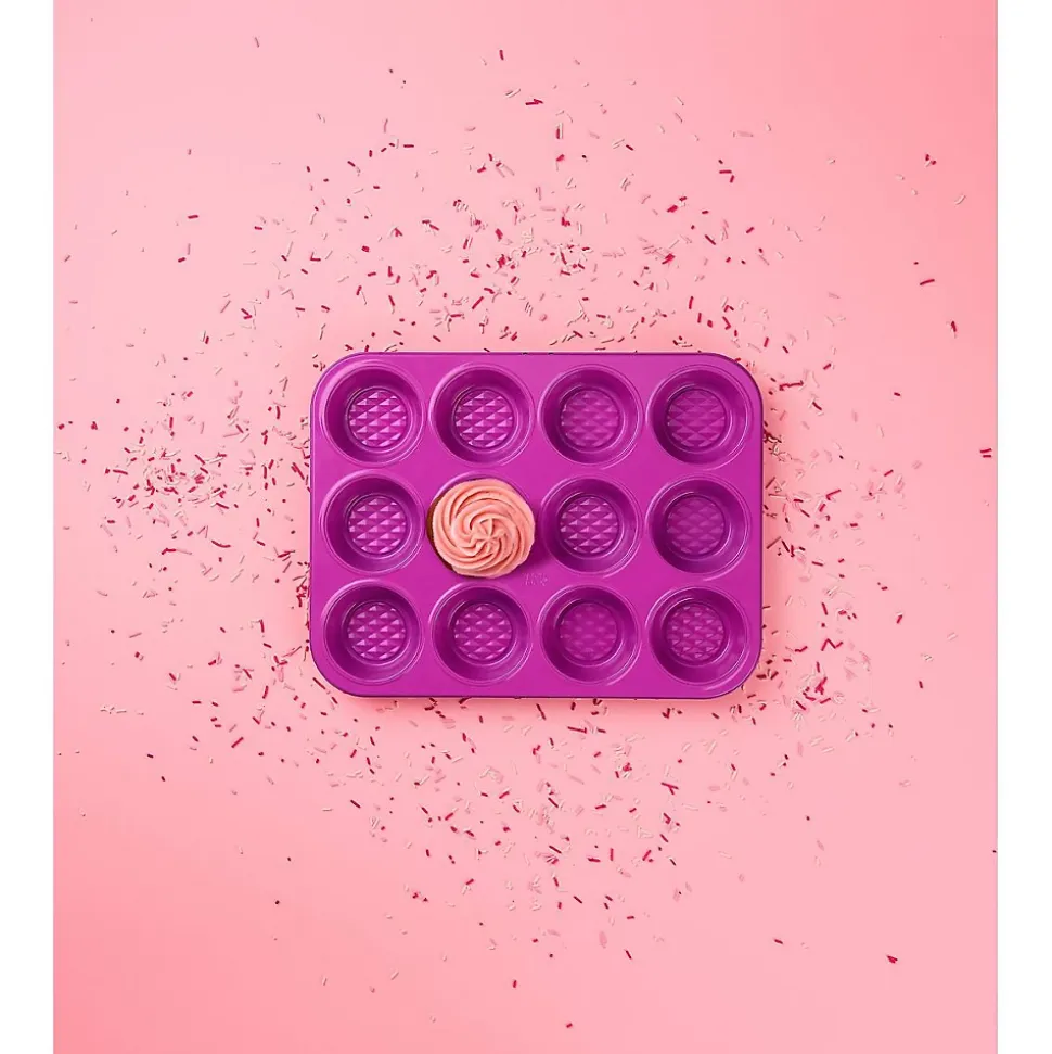 Ensemble de 4 moules fuchsia de 23 à 38 cm Tasty Pâtisserie