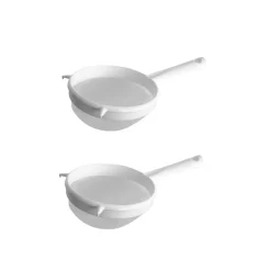 Ensemble de 2 Passoires en plastique 17 cm de diamètre Fackelmann Arcadalina