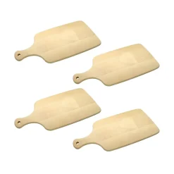 Ensemble de 4 Planches à découper en bois 38 x 18 cm Fackelmann Wood Edition