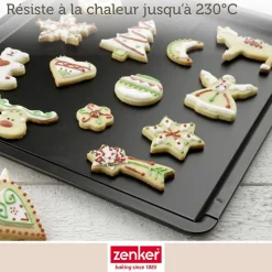 Ensemble de 2 Plaques à pâtisserie extensible de 37 à 52 x 33 cm Zenker Black Metallic