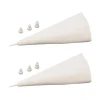 Ensemble de 2 Poches à douille réemployable et 4 embouts plastique 31 cm Zenker Smart Pastry