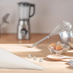 Ensemble de 2 Poches à douille réemployable et 4 embouts plastique 31 cm Zenker Smart Pastry