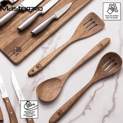 Ensemble de 3 poeles a frire San Ignacio Molen 20-24-28cm avec ustensiles de cuisine