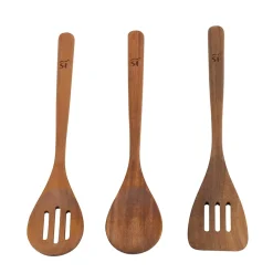 Ensemble de 3 poeles a frire San Ignacio Jolie 18-22-26cm avec ustensiles de cuisine