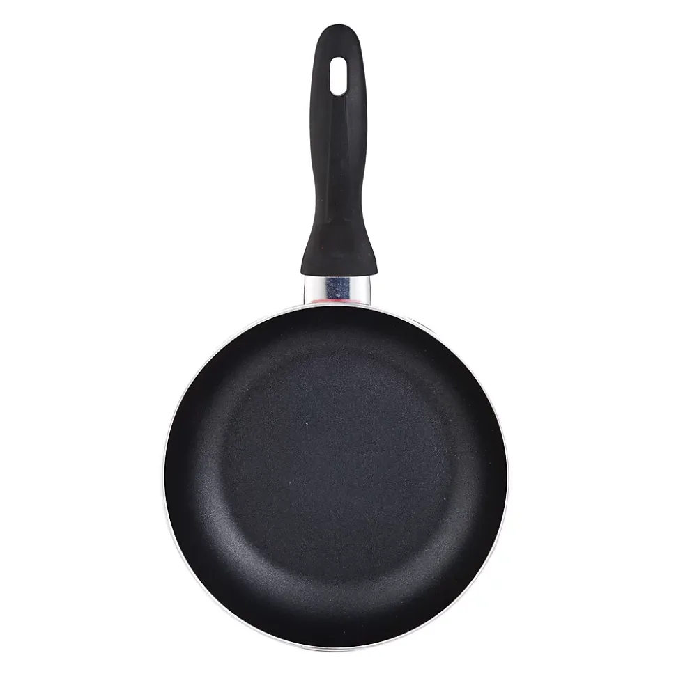 Ensemble de 3 poeles a frire San Ignacio Navy Red 16-20-24cm avec couteaux de cuisine