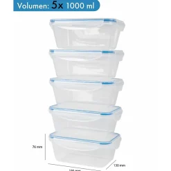 Ensemble de boite de conservation 5 pièces Classbach C-FHD4007K