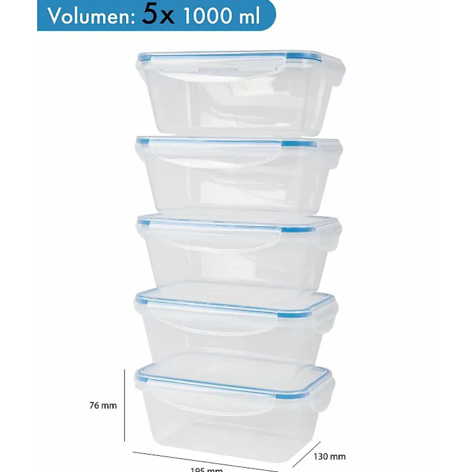 Ensemble de boite de conservation 5 pièces Classbach C-FHD4007K