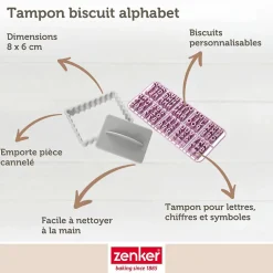 Ensemble de pâtisserie Zenker emporte-piéces et rouleau à pâtisserie