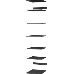 Ensemble de tablettes pour colonne anthracite L.50 x P.57 cm GoodHome