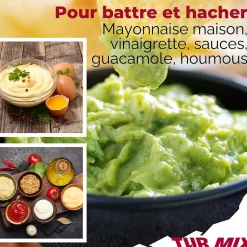 Ensemble mixeur plongeant sans fil Turmix