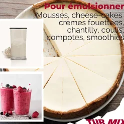 Ensemble mixeur plongeant sans fil Turmix