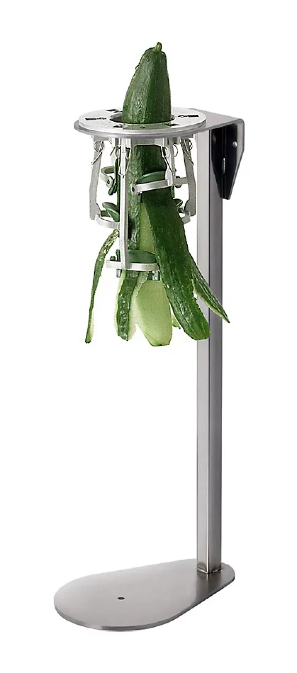 Eplucheur sur pied inox - concombres - Louis Tellier