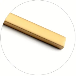 Escade Doré Satiné - Lot de 4 cuillères moka et 4 fourchettes à gâteau