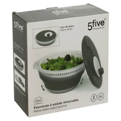 Essoreuse mécanique retractable - Gris- 5five