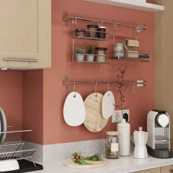 Etagère à suspendre pour pot à épices GoodHome Datil, 2 niveaux