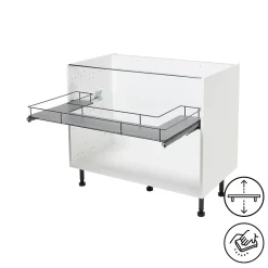 Etagère coulissante pour meuble sous évier GoodHome Pebre 100 cm