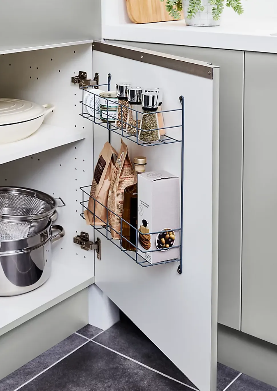 Etagère de porte GoodHome Datil, 2 niveaux