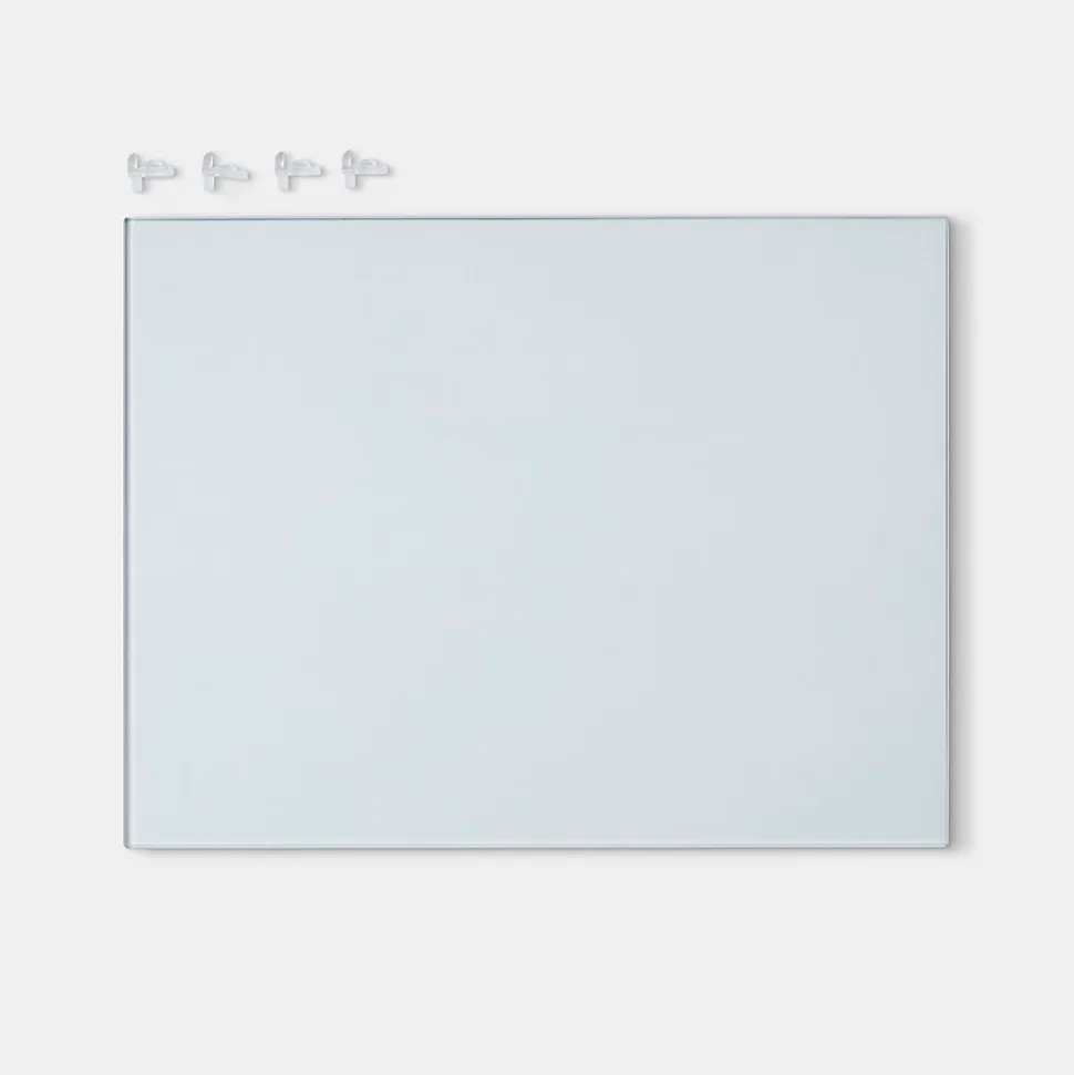 Etagère en verre pour caisson haut de cuisine GoodHome Cicely l. 35.85 cm x P.27.35 cm, 2 pièces