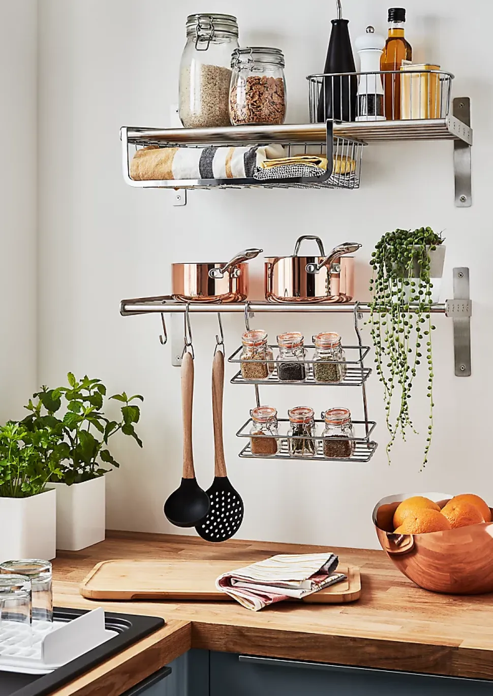 Etagère murale à fixer GoodHome Datil l. 60 x P. 20 cm