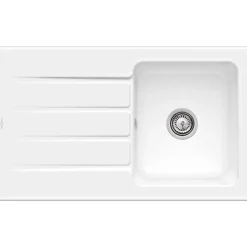 Evier 1 bac 86 x 51 cm VILLEROY ET BOCH Architectura 50 Blanc