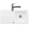 Evier 1 bac VILLEROY ET BOCH Architectura 60 + Robinet de cuisine Junis Shower