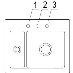 Evier 1 cuve et demi VILLEROY ET BOCH Subway 60 XM 62 x 51 cm sans egouttoir Blanc CeramicPlus avec vidage manuel