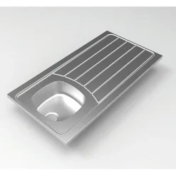 Evier à poser - MODERNA - Iséo 1200 - L1200 - P600 - H30