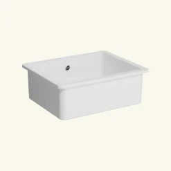 Evier céramique blanc VitrA ARKITEKT 1 bac