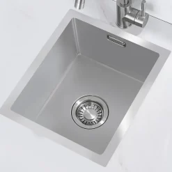 Evier cuisine 1 bac Inox LOMAZOO Polaris 34 cm