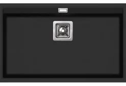 EVIER en granit 1 bac - GRANIT NOIR - DELICIA