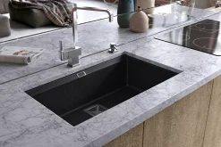 EVIER en granit 1 bac - GRANIT NOIR - DELICIA