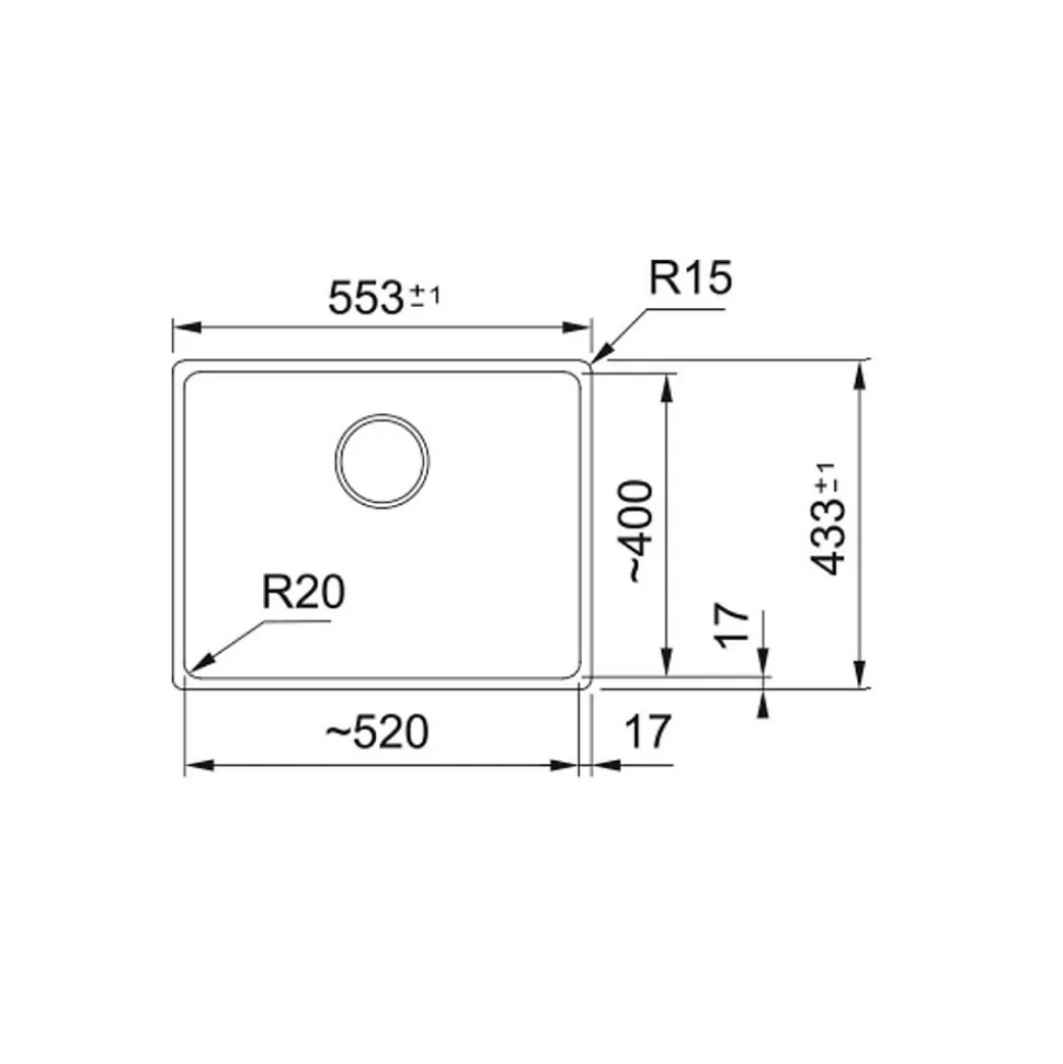 Evier Franke Maris Fragranit+ MRG110-52 - Noir Mat - Vidage : Manuel