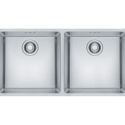 Evier Franke Maris MRX120-40-40 - Inox Lisse - Vidage : Manuel