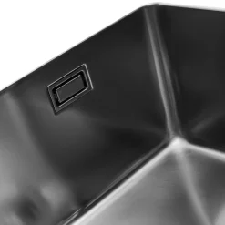 Evier inox lisse KEZIA 1 bac sans égouttoir