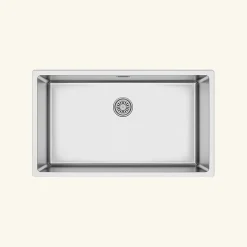 Evier inox sous-plan MAX 1 grand bac 750x440