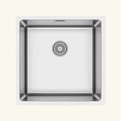 Evier inox sous-plan SUZON 1 bac 440x440