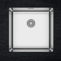 Evier inox sous-plan SUZON 1 bac 440x440