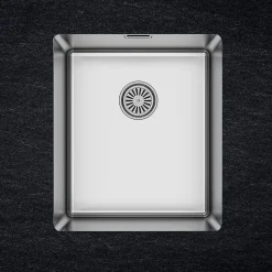 Evier inox sous-plan SUZON 1 bac 380x440