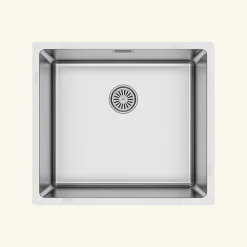 Evier inox sous-plan SUZON 1 bac 490x440