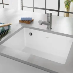 Evier sous-plan céramique blanc mat Villeroy & Boch SUBWAY 60