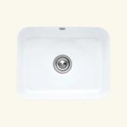 Evier sous-plan céramique blanc Villeroy & Boch CISTERNA 1 bac 550x440