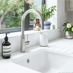 Evier sous-plan céramique blanc Villeroy & Boch CISTERNA 1 bac 550x440