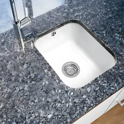 Evier sous-plan céramique blanc Villeroy & Boch CISTERNA 1 bac 370x435