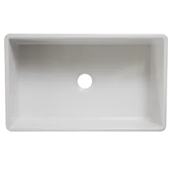 Evier timbre d'office 84 cm réversible rétro Rome en céramique