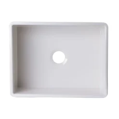 Evier timbre d'office 66cm en céramique blanc