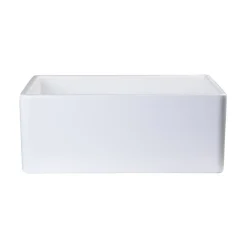 Evier timbre d'office 66cm en céramique blanc