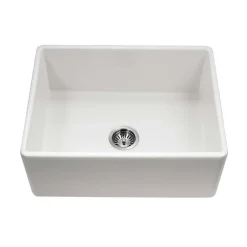 Evier timbre d'office 66cm en céramique blanc