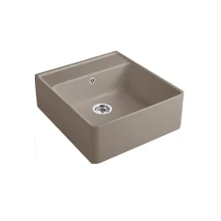 Evier timbre office VILLEROY ET BOCH Tradition 1 bac Timber CeramicPlus avec vidage manuel