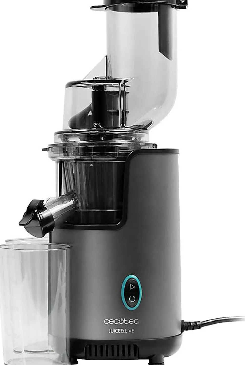 Extracteur de jus à pressage à froid Cecotec Smoothies, Jus et Glaces